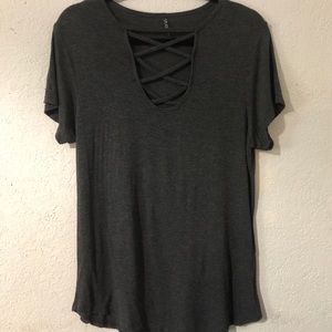 Splash Crisscross Top